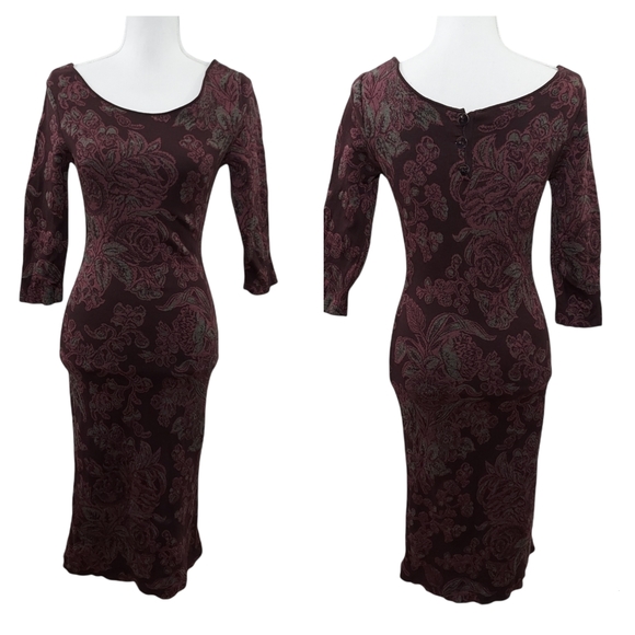 Peruvian Connection Dresses & Skirts - Peruvian Connection floral sweater dress S